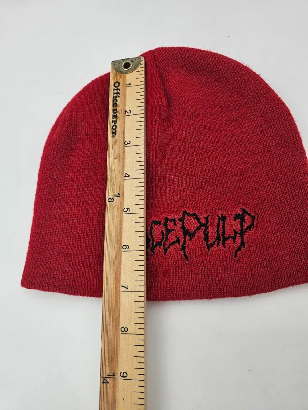Red Face Pulp Beanie